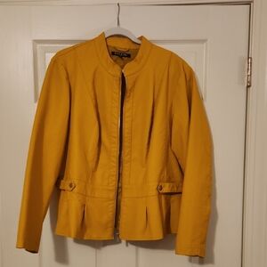 Baccini Women's Mustard Blazer